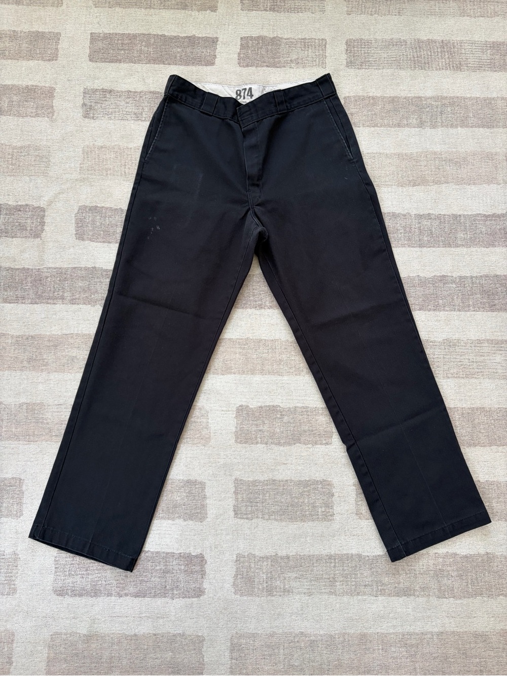 Dickies 874 Black Straight-Leg Pants 36x32